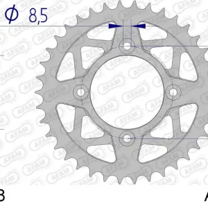 Corona AFAM 93319-38 in all. passo 520 SCORPA SY 250 2004 -2005 Nuova Collezione