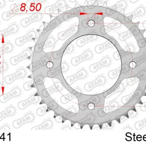 Corona AFAM acciaio10240-41 Passo 428 HONDA CB 125 F CBF125M M 2021 Compra Adesso