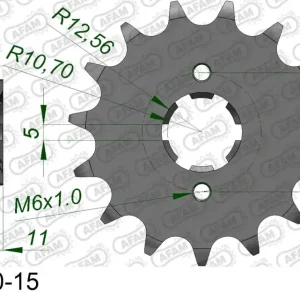 Pignone AFAM 112300-15 passo 520 SYM 200 TRACKRUNNER 2006 -2009 Novità