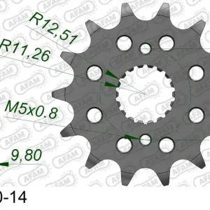 Prezzo Basso Pignone AFAM 166400-14 passo 520 HUSQVARNA TC 449 2011 -2013