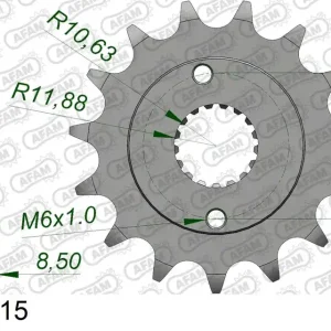 Pignone AFAM 20314-15 passo 520 HONDA XR 400 R 1996 -2005 Compra Online