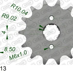 Pignone AFAM 20317-13 passo 520 HONDA CA 125 REBEL 1995 -2000 Promo Stagionale
