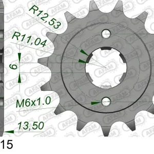 Ordina Subito Pignone AFAM 20506-15 passo 525 HONDA XL 600 V TRANSALP 1987 -1988