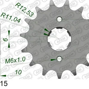 Pignone AFAM 20508-15 passo 520 HONDA NX 500 DOMINATOR 1988 Occasione Imperdibile