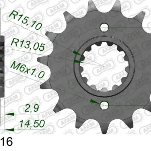 Prezzo Basso Pignone AFAM 20602-16 passo 530 HONDA VF 700 S 1984 -1985