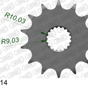Pignone AFAM 22200-14 passo 428 HYOSUNG GA 125 CRUISE 1995 -1996 Ordina Subito
