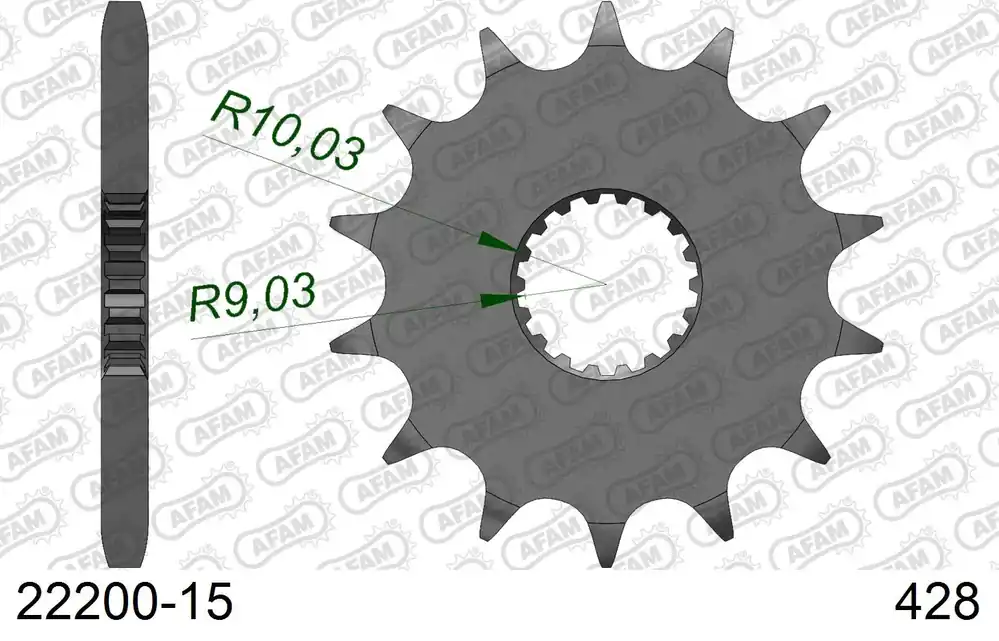 Pignone AFAM 22200-15 passo 428 BULLIT 125 COOPER 2014 Non Perdere