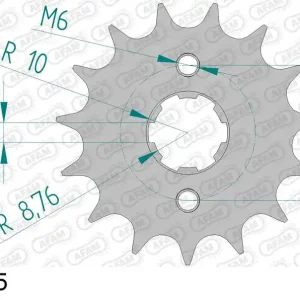 Offerta Lampo Pignone AFAM 26200-15 passo 428 HONDA CB 125 1972 -1976