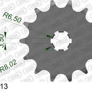 Non Perdere Pignone AFAM 27100-13 passo 420 YAMAHA FS1E 50 1974 -1976