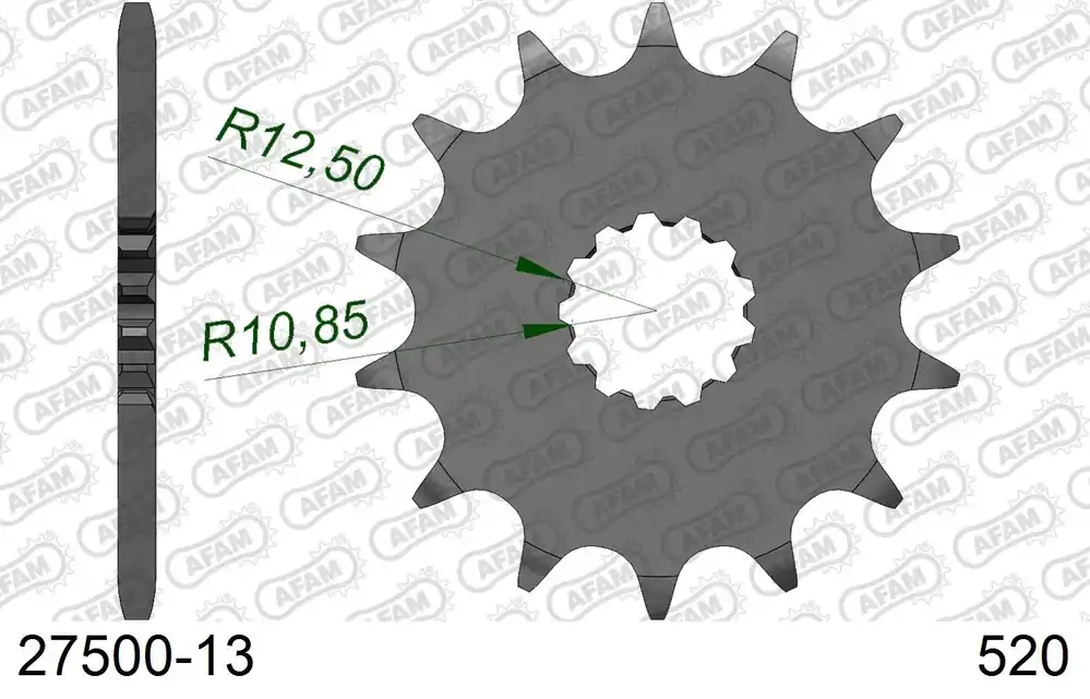 Pignone AFAM 27500-13 passo 520 GAS-GAS EC 450 F 2013 -2015 Esclusivo