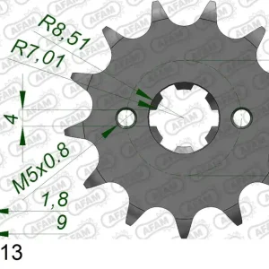 A Buon Prezzo Pignone AFAM 37200-13 passo 428 APRILIA RS 125 2021 -2022