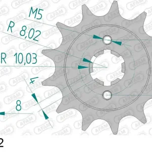 Scelto Dai Clienti Pignone AFAM 46202-12 passo 520 CAGIVA WMX 125 1989 -1992