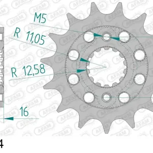 Pignone AFAM 52610-14 passo 520 DUCATI 748 BIPOSTO 1995  -2002 Offerta Lampo