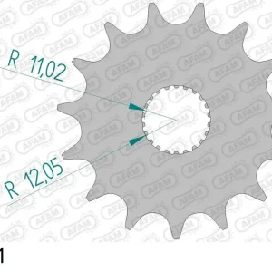 Pignone AFAM 61201-11 passo 520 APRILIA 280 CLIMBER 1994  -1996 Consegna Rapida