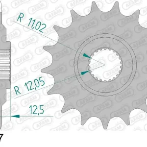 Compra Adesso Pignone AFAM 61302-17 passo 520 APRILIA 600 PEGASO 1990  -1992