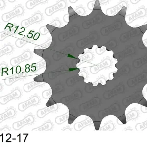 Ultime Pezzi Pignone AFAM 27500NR-14 Passo 520 Con Gomma Antirumore APRILIA RS 250 1995 -2003