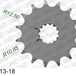 Solo Oggi Pignone AFAM 28400NR-14 Passo 530 Con Gomma Antirumore SUZUKI GSX-R 1100 1986  -1988