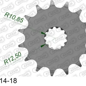 Pignone AFAM 28401NR-15 Passo 525 Con Gomma Antirumore CAGIVA 650 V-RAPTOR 2001 -2007 Offerta Speciale