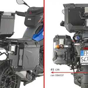 Portavaligie laterali per BMW R 1300 GS per Cam-Side Trekker Outback GIVI PLOS5143CAM Popolare