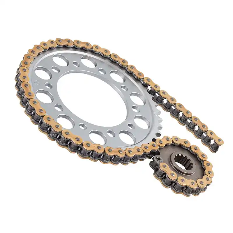 Miglior Prezzo DID Kit trasmissione per Honda NC 700 DCT corona 39, pignone 16 silenziato, catena VX3 112 Maglie Gold