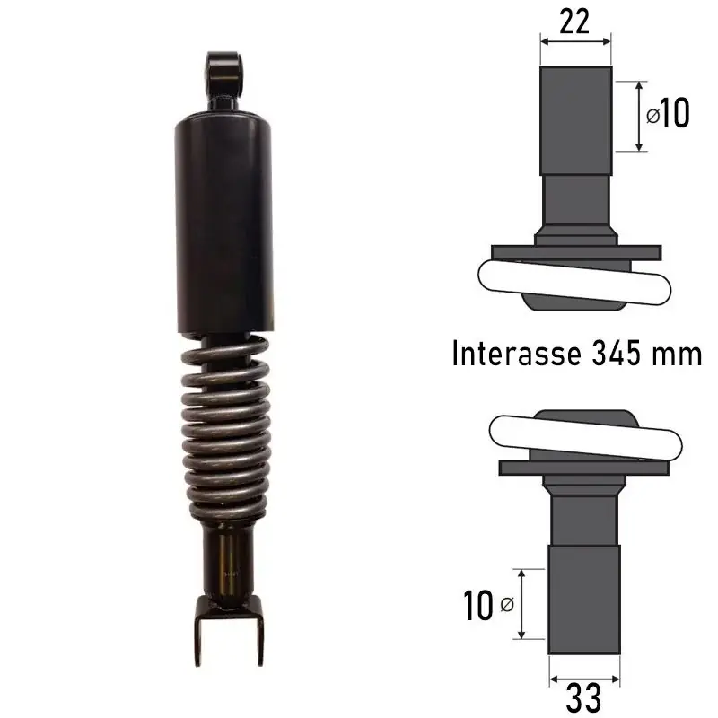 Ammortizzatore Posteriore APRILIA SCARABEO 4T 50/100cc Non Perdere