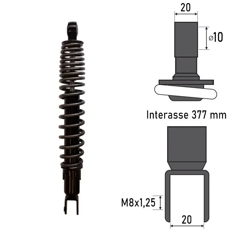 Quantità Limitata Ammortizzatore Posteriore HONDA SH 125/150cc