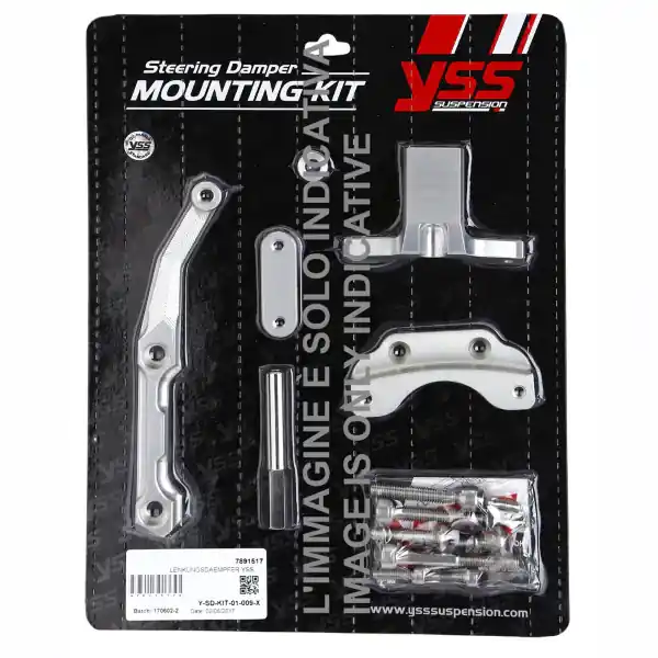 Kit montaggio ammortizzatore sterzo YSS Y-SD-KIT-04-008-X Ultime Pezzi