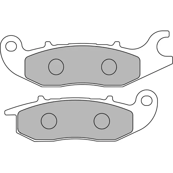 Pastiglie Freno Ferodo Platinum Road FDB2169P Anteriore per HONDA CBF 125 M 125 2009 - 2016 Offerta