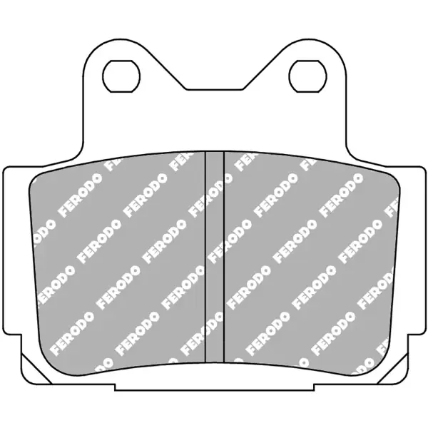 Pastiglie Freno Ferodo Platinum Road FDB386P Posteriore per YAMAHA FZS FAZER (FZS600S) 600 2000 - 2001 Consegna Rapida