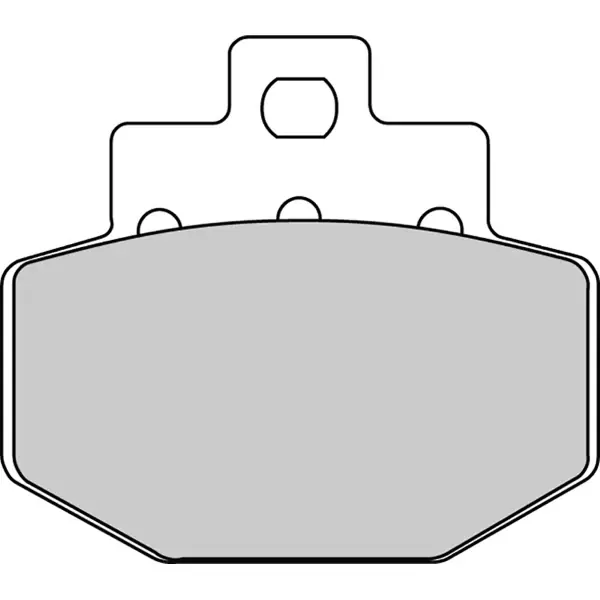 Pastiglie Freno Ferodo Eco Friction FDB2115EF Posteriore per PIAGGIO SUPER HEXAGON GTX 12 125 2001 - 2002 Nuovo Arrivo