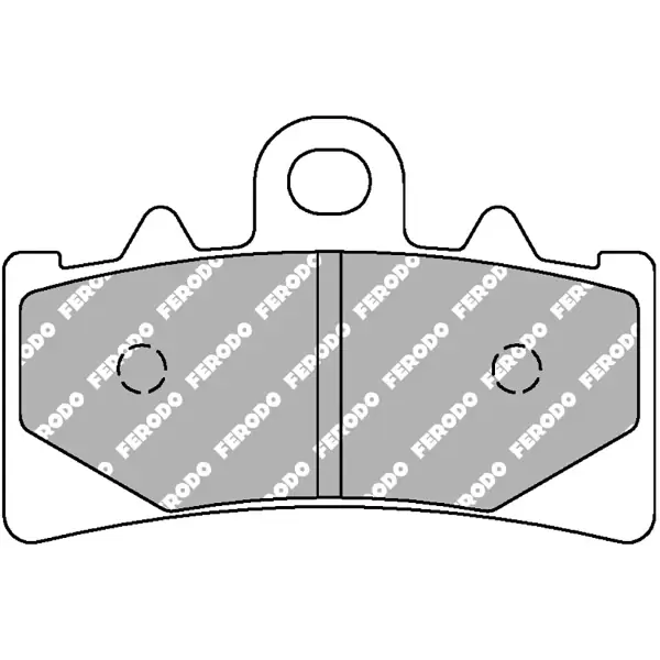 Prezzo Scontato Pastiglie Freno Ferodo Eco Friction FDB2266EF Anteriore per KTM DUKE 125 125 2011 - 2012