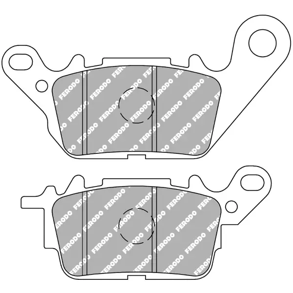 Pastiglie Freno Ferodo Eco Friction FDB2290EF Anteriore per YAMAHA GPD125-A N-MAX 125 2015 - 2015 Reso Gratuito