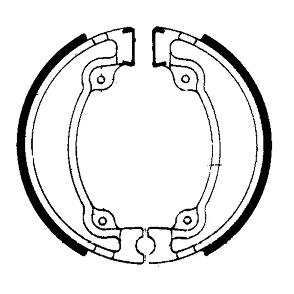 Occasione Imperdibile Ganasce Freno FERODO FSB709 Posteriore per HONDA CA 125 REBEL 125 1995 - 1995