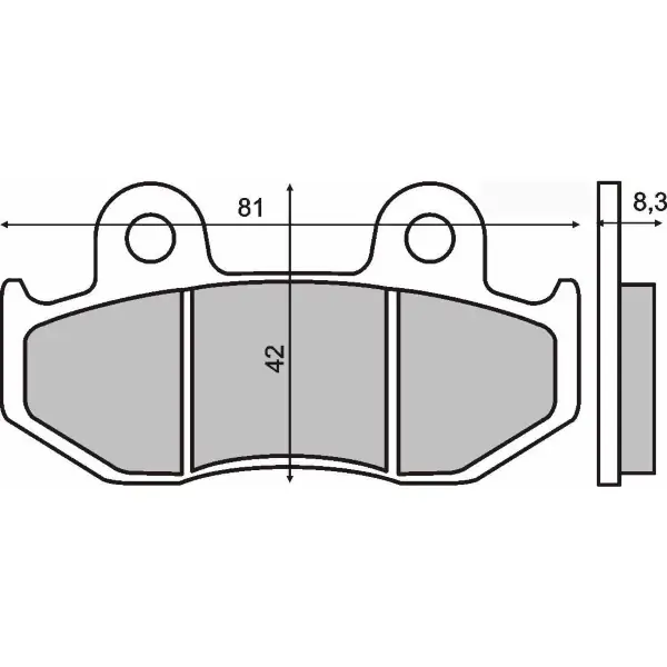 Pastiglie Freno RMS Organiche Suzuki Burgman 250cc Anteriore per HONDA CR 125 R 125 1984 - 1986 Spedizione Gratuita