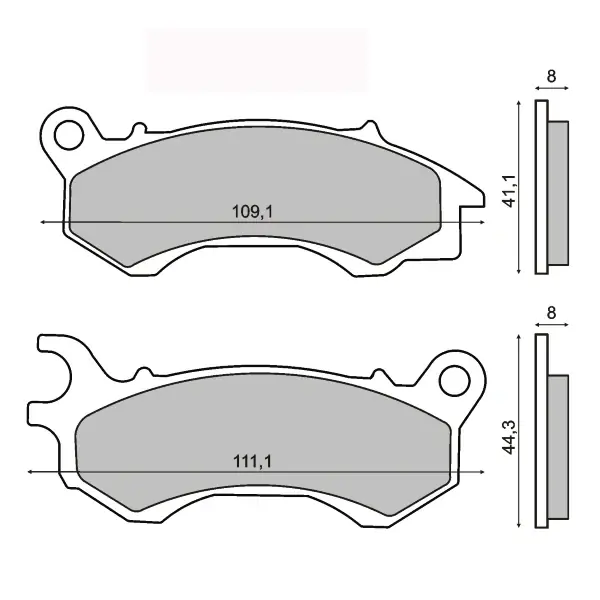 Direttamente Dal Produttore Pastiglie Freno RMS Organiche Honda PCX 125-150cc Anteriore per KYMCO PEOPLE ONE I DD 125 2015 - 2015