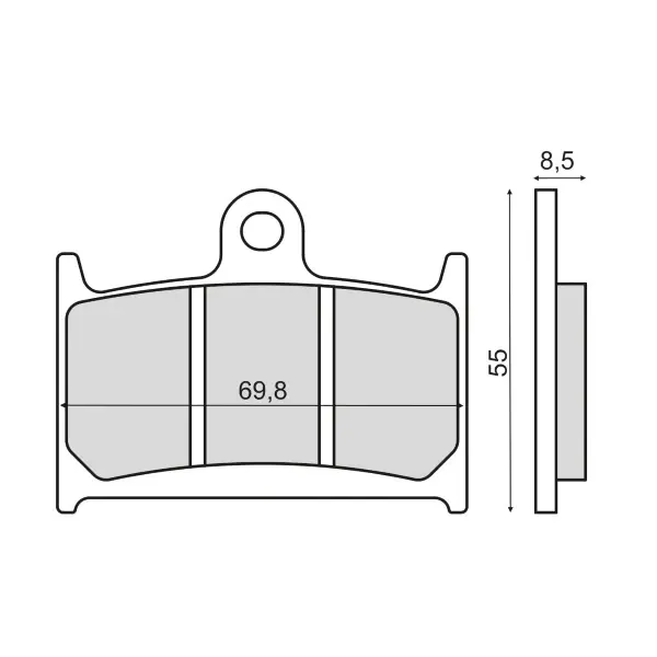 Miglior Prezzo Pastiglie Freno RMS Organiche Yamaha TZ 125cc Anteriore per SUZUKI RF900R R-T 900 1994 - 1996