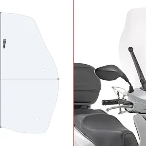 Pagamento Sicuro GIVI PARABR. HONDA SH 125I-150I'17TRASPARENT