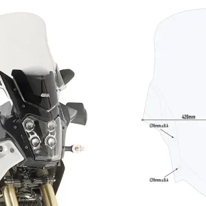 Offerta Limitata GIVI CUPOLINO YAMAHA TENERE' 700'19TRASPARENT