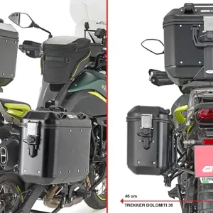 Esclusivo GIVI Portavaligie laterali BENELLI TRK 702 (2023)