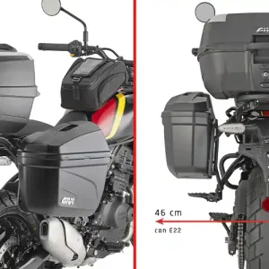 GIVI Portavaligie Laterali ROYAL ENFIELD GUERRILLA 450 '24 Prezzo Scontato