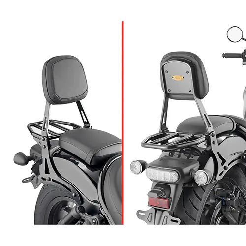 GIVI SCHIENALE + PORTAPACCHI HONDA CMX1100 REBEL '21 Must-Have