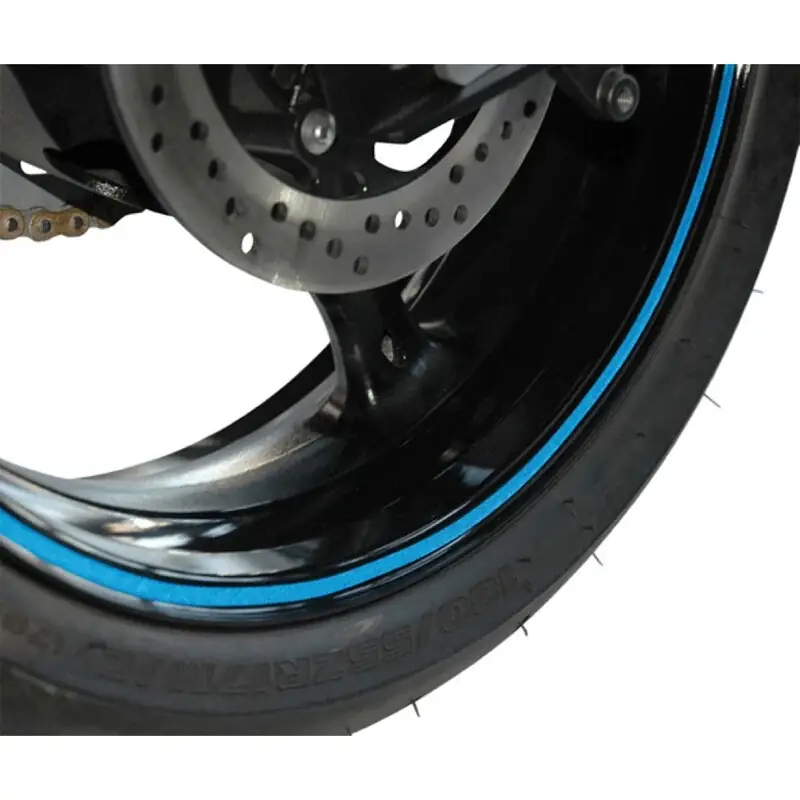 Adesivo cerchioni V PARTS 6m x 7mm blu riflettente Promozione
