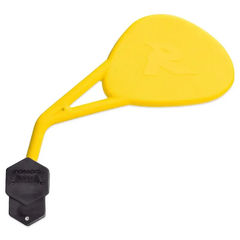 Retrovisore sinistro universale V PARTS Enduro R (omologado) con flangia giallo Più Venduto