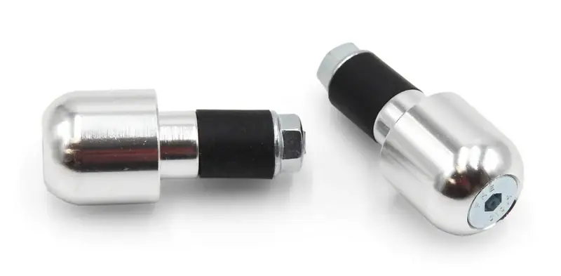 Set contrappesi manubrio V PARTS alluminio Ø13.5mm argento Direttamente Dal Produttore