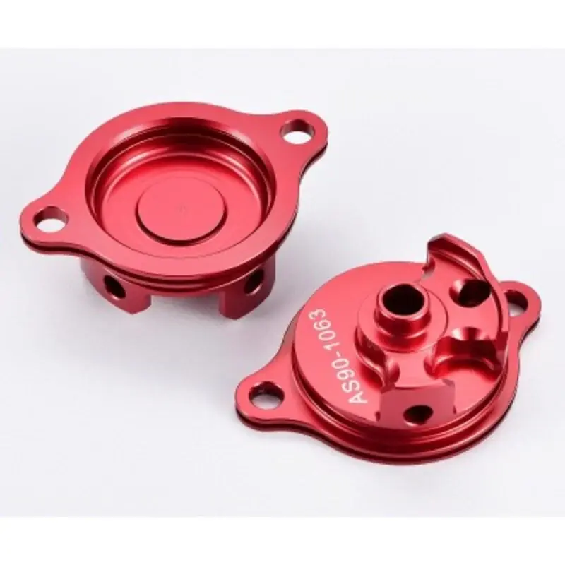 Coperchio filtro olio rosso Honda V PARTS Scelto Dai Clienti