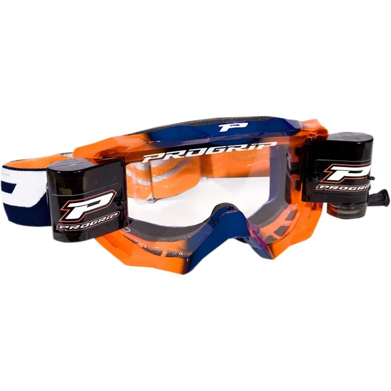 Vendita Finale Maschera 3200-272 RO - Blu/Arancio Fluo, con Roll Off