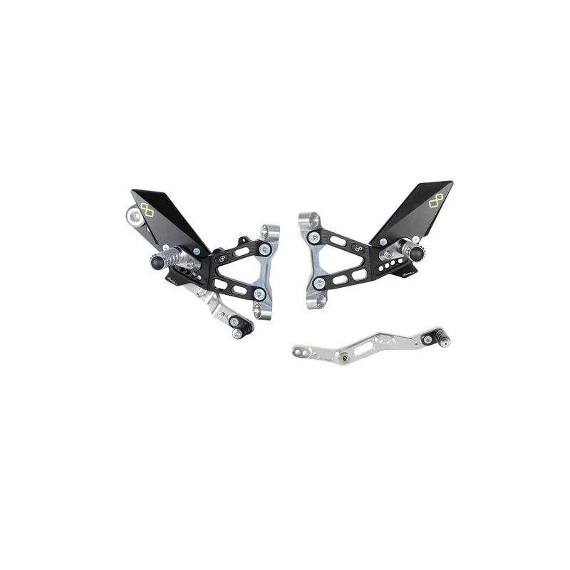 LIGHTECH Pedane Regolabili Con Poggiapiede Snodato per Bmw M 1000 RR 2021 Prezzo Di Fabbrica