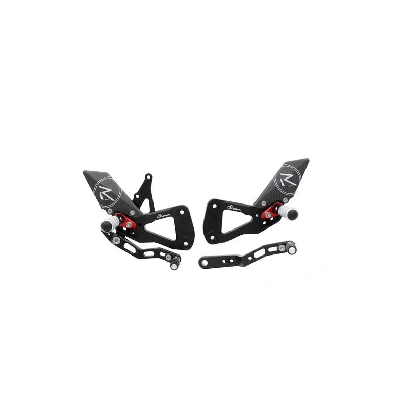 Ultimissimo Modello LIGHTECH Pedane Regolabili R Version per Suzuki GSX-R1000 2017