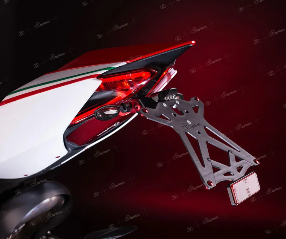 LIGHTECH Kit Portatarga Regolabile per Ducati Panigale 1199 2012 - 2012 - 2012 - 2016 Occasione Imperdibile
