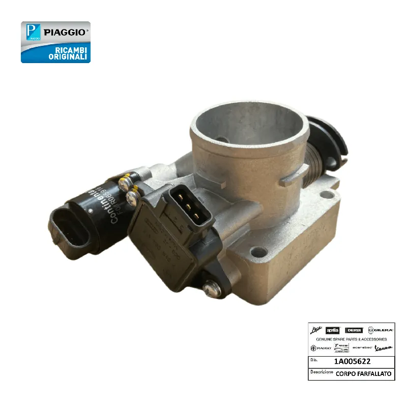 1A005622 – CORPO FARFALLATO INIEZIONE PIAGGIO PORTER E6 Novità